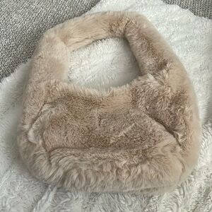 H&M fuzzy shoulder bag